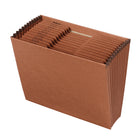 Pendaflex Expanding File, Letter Size, Jan. - Dec., Red Fibre, Open-Durable kraft or red fibre stock