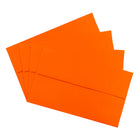 JAM Paper A10 Invitation Envelopes, 6 x 9.5, Brite Hue Orange Recycled, 100 Pack (95922g)-Closure: Gum