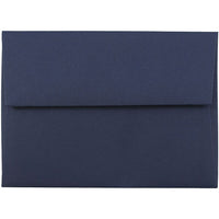 JAM Paper Enveloppes format livret avec fermeture gommée, 3 5/8 x 5 1/8 po, bleu marine, 1000/paquet-Bleu marine