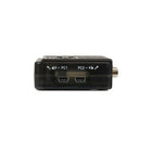 StarTech 2 Port Black USB KVM Switch Kit with Audio and Cables-Compact, small footprint design fits easily into almost any environment saving desk space and reducing clutter