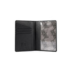 Karla Hanson RFID Protection Ingrid Deluxe Passport Holder, Black (28612BLACK)-Black, Leather