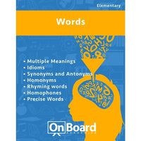 Livre numérique : Words for Elementary Students (format PDF, téléchargement pour 1 utilisateur), 7 sujets, ISBN 9781630960377-1