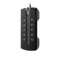 360 Electrical Director4.8 10-Outlet Surge Strip with 4.8A 4-Port USB-10 outlets with sliding covers