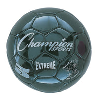 Champion Sports Extreme Size 5 Black Soccer Ball, 2 Pack (CHSEX5BK)-Use these balls as game balls or simply to practice like the pros.