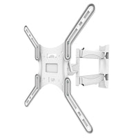 Kanto M300W Full Motion Single Stud TV Wall Mount for 26-inch to 55-inch TVs, White-Extend and Swivel - Extends 19.6" and provides up to 135-degrees of swivel in either direction, depending on screen size