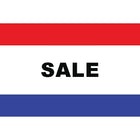 Message Flag, 36" x 60", Sale-100% Polyester 36" x 60" flag for indoor or outdoor use