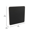 Flash Furniture Bright Beginnings Commercial Grade STEAM Wall Accessory Board, Magnetic Chalkboard-Installs Onto STEAM Wall Systems with No Tools Required