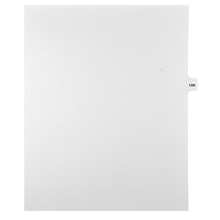 Mark Maker Legal Tabs - Letter Size - White - 1/15th cut - 25 tabs per package - 5 packages Pack - Number 126-White Single Tabs