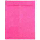 JAM Paper 10" x 13" Tyvek Tear-Proof Open End Catalog Envelopes - Fuchsia Pink - 10 Pack -Colour: Fuchsia Pink