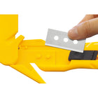 OLFA SK-10 Concealed Blade Safety Knife with Replaceable Blade - Yellow-17.8mm Four-Position Safety Blade