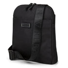 Bugatti Reborn Collection Slim Crossbody Bag - Black (CBY2235BU-BLACK)-Black recycled water-repellent polyester