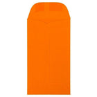 JAM Paper #6 Coin Envelopes, 3 3/8 x 6, Brite Hue Orange Recycled, 500 Pack-Orange Envelopes