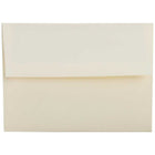 JAM Paper Enveloppes A2 en papier recyclé au fini toilé blanc naturel, 250/paquet-Enveloppe en papier recyclé au fini toilé blanc naturel