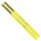 Marvy Uchida Fine-Tip Neon Felt-Tip Pen - Neon Yellow - 2 Pack-Colour: Neon Yellow