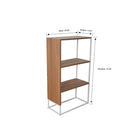 J&R Home Collection Milo Collection 3-Tier Bookshelf - IF-SH251-Minimalist modern look