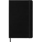 Moleskine Notebook - Large - Ruled/Plain - Hard Cover - 5" x 8.25" - Black-192 sheets