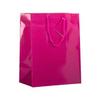 Jam Paper Glossy Gift Bags with Rope Handles - Large - 10" x 13" - Hot Pink - 3 Pack-Color: Hot Pink Glossy