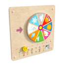 Flash Furniture - Tableau d'activites mural STEAM Bright Beginnings de qualite commerciale avec finition naturelle et accents-Ideal pour le jeu libre au sol