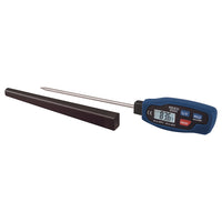 REED R2222-NIST Stainless Steel Digital Stem Thermometer, -40 to 250-degreeC, Max/Min and Data Hold-Stainless Steel Digital Stem Thermometer
