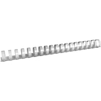 Southwest Combs - 19 rings - 7/8" - White - 100 Pack-Plastic Binding Combs