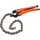 Grip-on 10" Locking Chain Clamp, 6-1/4" Jaw Opening-Jaw opening (inches): 6-1/4"