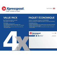 Xpresspost – Paquet économique – National – Lettre, paq./4-Enveloppes d'expédition pratiques à tarif forfaitaire