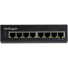 StarTech Industrial 8 Port Gigabit PoE Switch-ROBUST DESIGN: Industrial Network Switch with MTBF 500,000+hrs @ 50C, Vibration, shock & free fall rated, Rugged industrial IP-30 aluminum housing, -40C to 75C hardened operating temp, DIN/Wall Mount