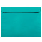  JAM Paper - Enveloppes Colourées pour catalogue de livrets 9 x 12 - Bleu mer recyclé - paquet de 50-Couleur: Brite Hue Bleu Mer