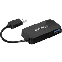 Aluratek 4-Port USB 3.0 Hub - USB Powered-SuperSpeed data transfer rate up to 5Gbps - 10 times faster than USB 2.0