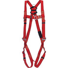 Protecta Pro Welders Harnesses with Back/Side/Shoulder D-Rings and Pass-Through Leg Connections-Heat and flame resistant webbing made from mod acrylic over Kevlar and polyester