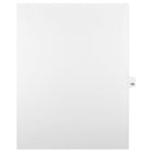 Mark Maker Legal Exhibit Index Tab White Single Tabs, 1/25th Cut, Letter Size, No Holes, Number 189, 25 Pack-White Single Tabs, 1/25th Cut