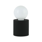 Dainolite Tonya Modern Incandescent Table Lamp - 1 Light - Matte Black -No Assembly Required