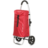 Playmarket Go Two Compact Utility Cart - Cherry Folds Removable / Replaceable Bag-Handlebar with anti slip foam