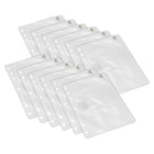 Charles Leonard Pencil Pouch with Ziplock Closure, 12 Pack (CHL76370)-All ages and grades