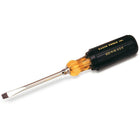 Klein Tools Klein Cushion-Grip Screwdrivers-Heavy-Duty Round Shank - Slot Keystone Tip - 3 Pack-Handle Type Cushion Grip