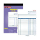 Staples Statement Books - Bilingual-Manifold books with flexible blue cover