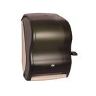 Tork Hand Towel Roll Dispenser - Smoke-Viewing windows make it easy to see when to refill and intuitive refilling saves time