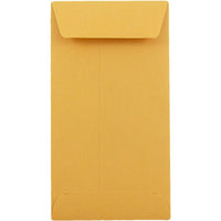 JAM Paper #5.5 Coin Envelopes, 3 x 5.5, Brown Kraft, 1000 Pack (01623991B)-Material: Kraft