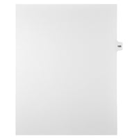 Mark Maker Legal Tabs - Letter Size - White - 1/15th cut - 25 tabs per package - 5 packages Pack - Number 185-White Single Tabs