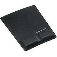 Fellowes Professional Series Wrist Support Mousepad, Black Fabric (9181201)-Relieves wrist pressure to help prevent carpal tunnel syndrome