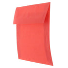 JAM Paper 8.5 x 8.5 Square Envelopes, Red Translucent Vellum, 100 Pack (1592165g)-Size: 8 1/2" x 8 1/2"