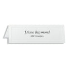 St. James Overtures Traditional Emboss Tent Cards, folds to 11 x 4-1/4", White, 50 Cards-Premium 65 lb cover paper, simple yet elegant
