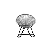 Plata Import Acapulco Rocker, Grey (WR-1350-R-G)-Accent Chair
