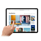 JCPal iClara Glass Screen Protector for 2024 & 2021 iPad mini-Features curved 2.5D edge