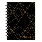 Blueline MiracleBind Gold Collection Notebook – 11" x 9-1/16" – Black – 58 Sheets-White microperforated pages