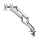 Uplite Dual Spring Assisted Monitor Mount Arm for 17" - 32" Monitors-Desk Clamp - Mounts to the back of your desk (up to 3.15" / 8cm thick) via a heavy-duty C-clamp