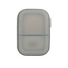 Minimal Boîte à bento en silicone - Gris - 700ml - Ensemble de 2-Matérielle: Silicone