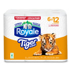 Royale Tiger Strong Paper Towel - 6 Pack-Strong, soft, and absorbent! From food spills and indoor cleanups to rugged jobs, this tiger has what it takes to attack messes - even when wet