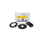 StarTech 1 Port Metal Industrial USB to RS422/RS485 Serial Adapter w/ Isolation-Supports RS-485 and RS-422 serial interfaces via DB9 or Terminal Block connections for versatile connection options