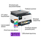 HP OfficeJet Pro 9125e Wireless All-in-One Colour Inkjet Printer with Bonus 3 months Instant Ink with HP+-Upgraded Features: Fast colour printing, copy, fax, auto 2-sided printing and scanning, auto document feeder, and a 250-sheet input tray